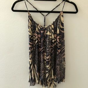 Free People patterned tank - size small